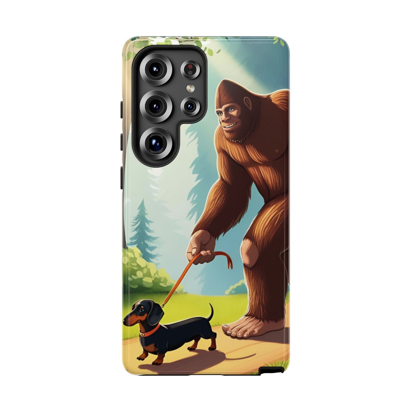 Big Foot Walking Dachshund Phone Case - Dog Apple Pixel Galaxy