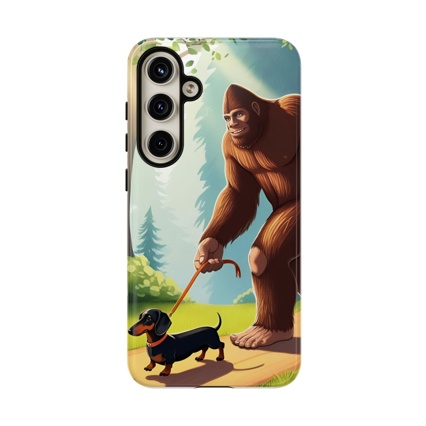 Big Foot Walking Dachshund Phone Case - Dog Apple Pixel Galaxy