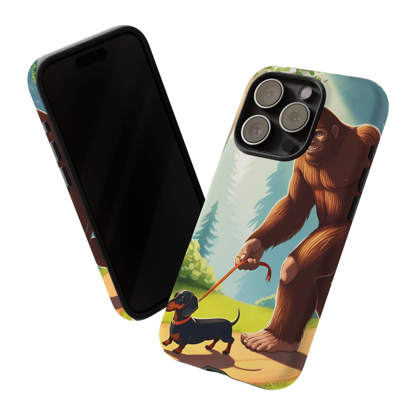 Big Foot Walking Dachshund Phone Case - Dog Apple Pixel Galaxy