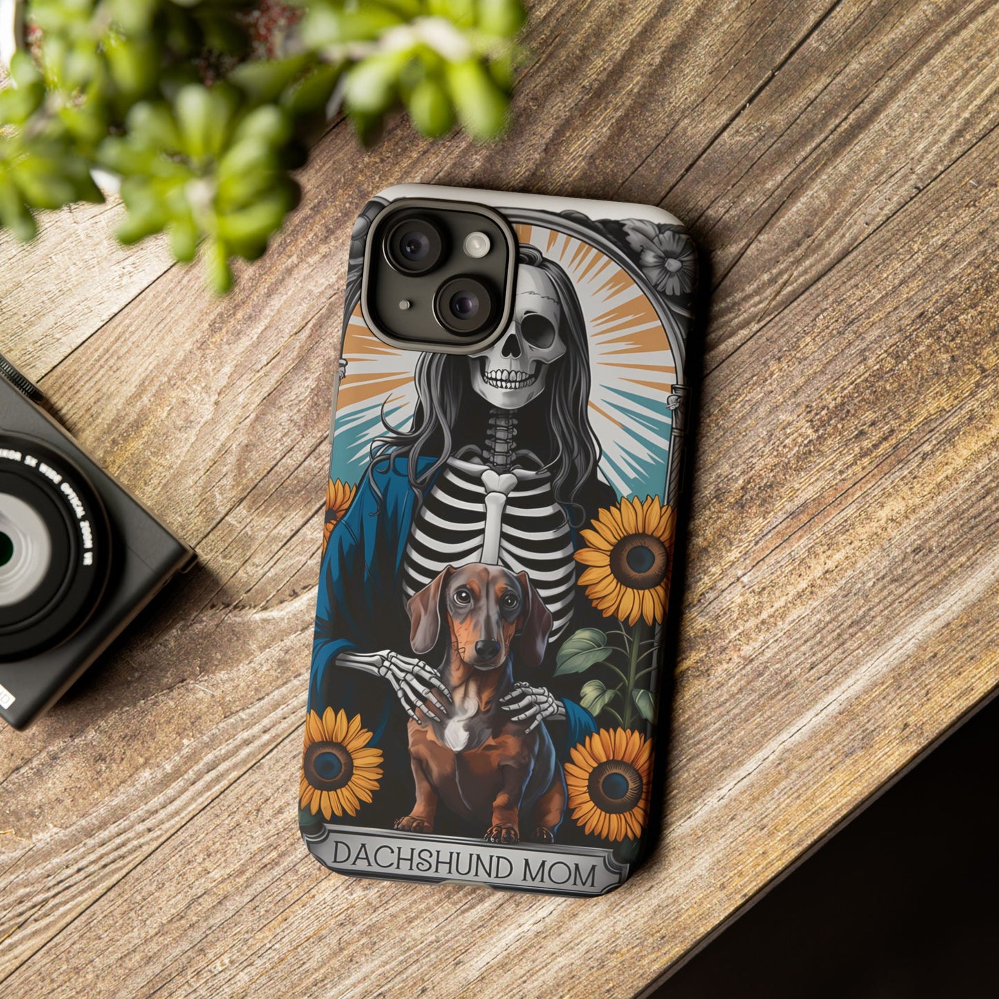 Tarot Card Dachshund Mom Phone Case - Dog Apple Pixel Galaxy