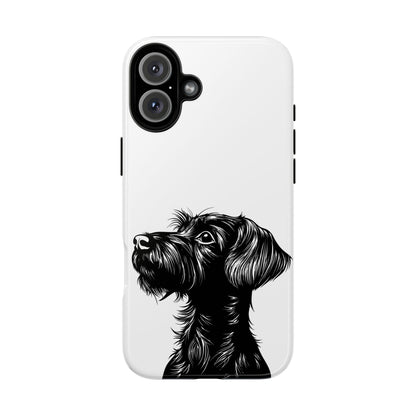 Simple Wire Haired Dachshund Mens Phone Case - Dog Apple Pixel Galaxy
