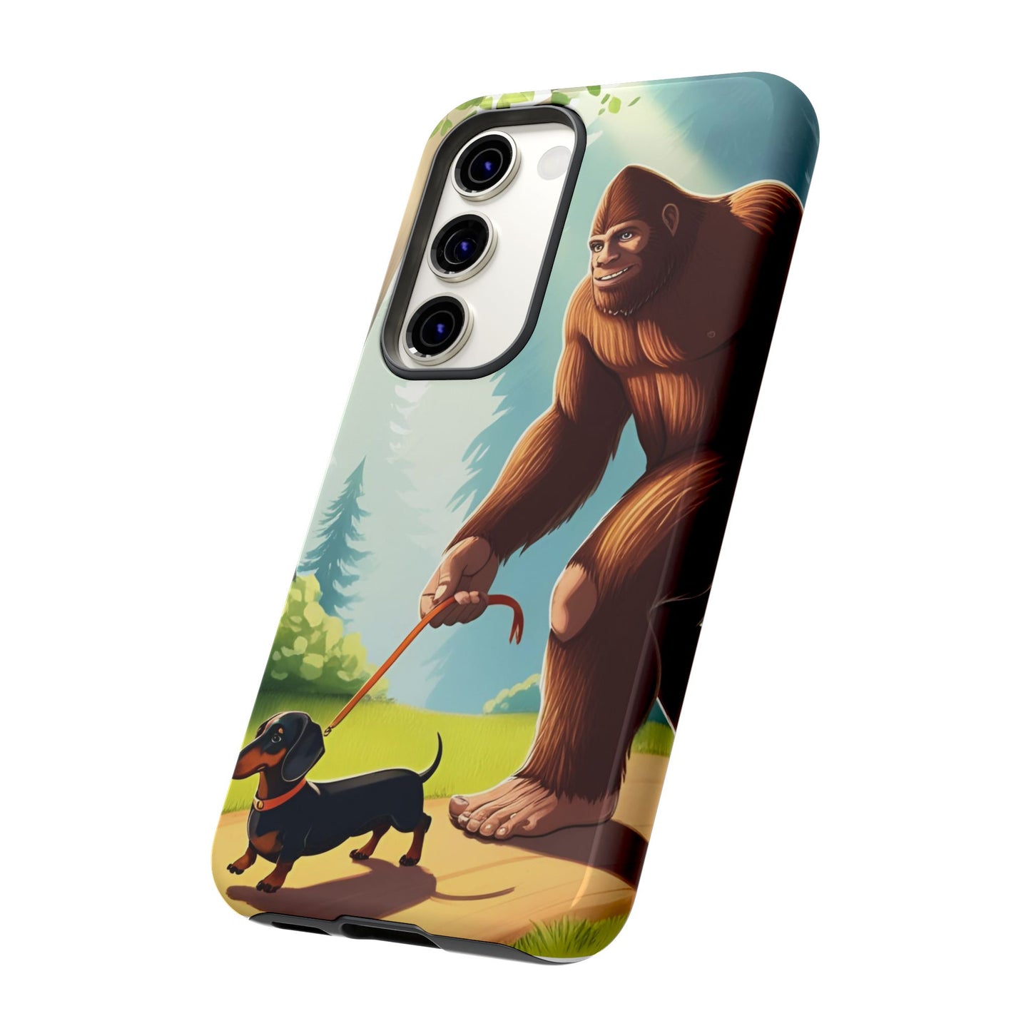 Big Foot Walking Dachshund Phone Case - Dog Apple Pixel Galaxy
