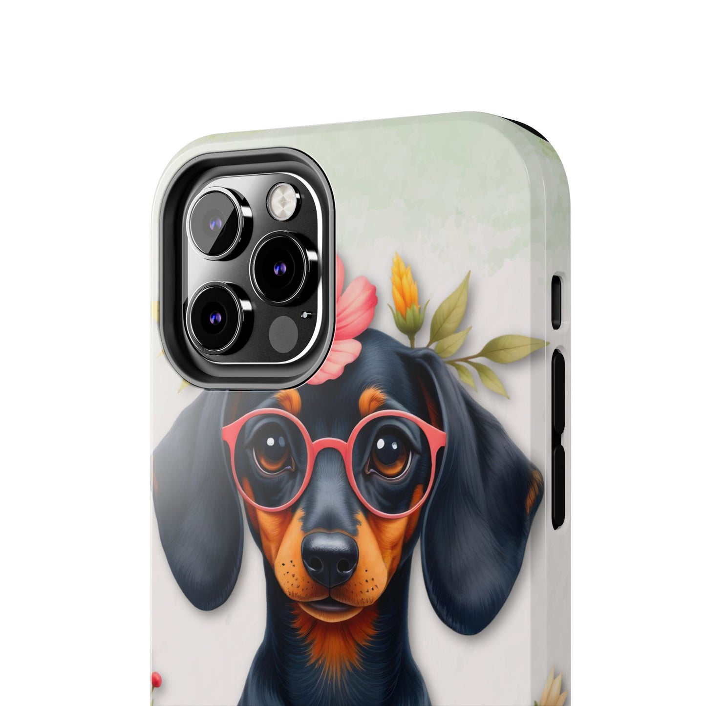 Cute Dachshund Phone Case, Dog Lover Gift, Tough Phone Cover, Pet Accessory,