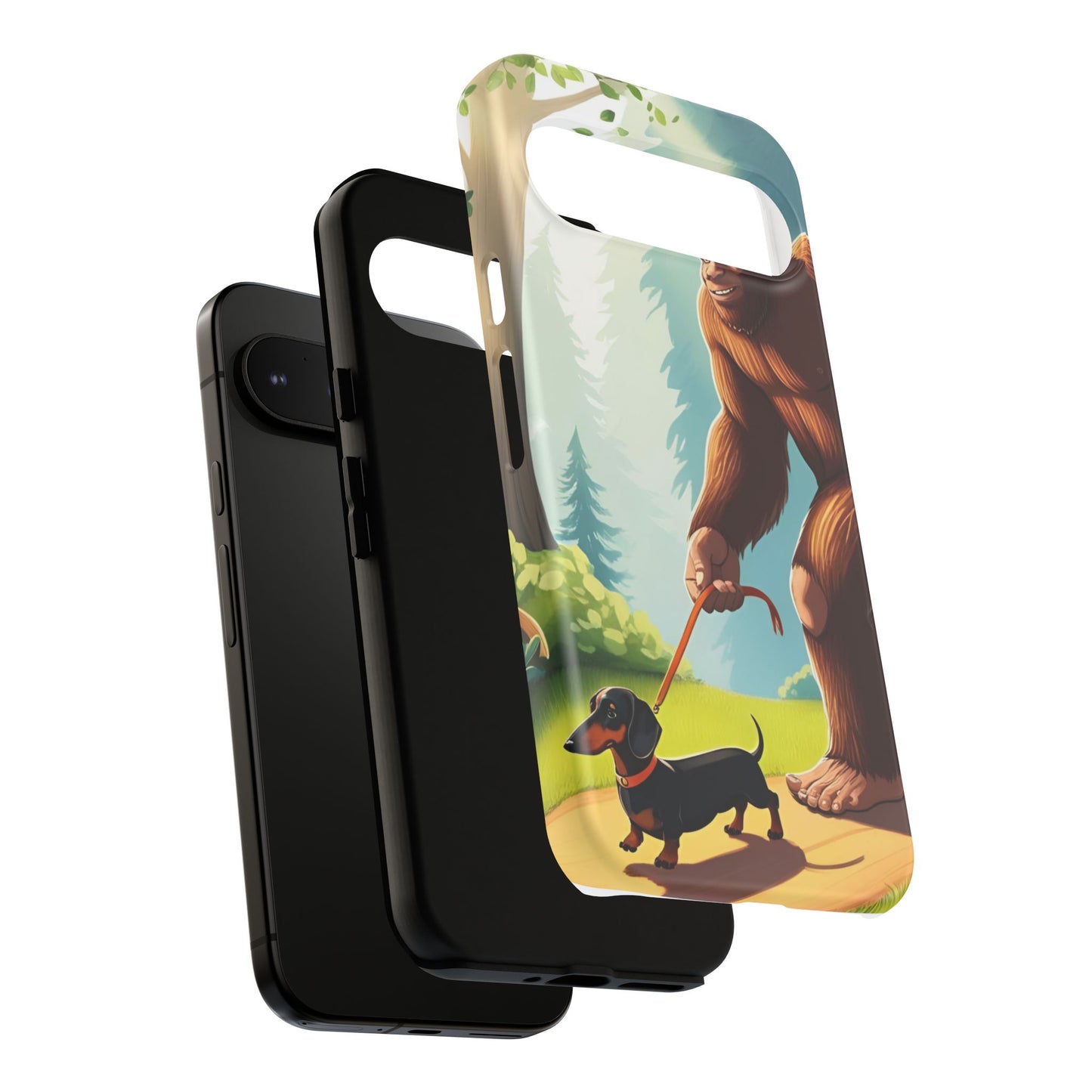 Big Foot Walking Dachshund Phone Case - Dog Apple Pixel Galaxy