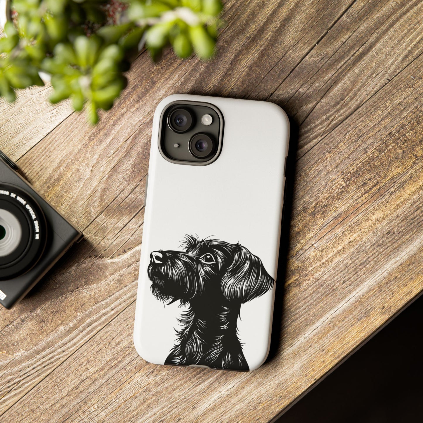 Simple Wire Haired Dachshund Mens Phone Case - Dog Apple Pixel Galaxy