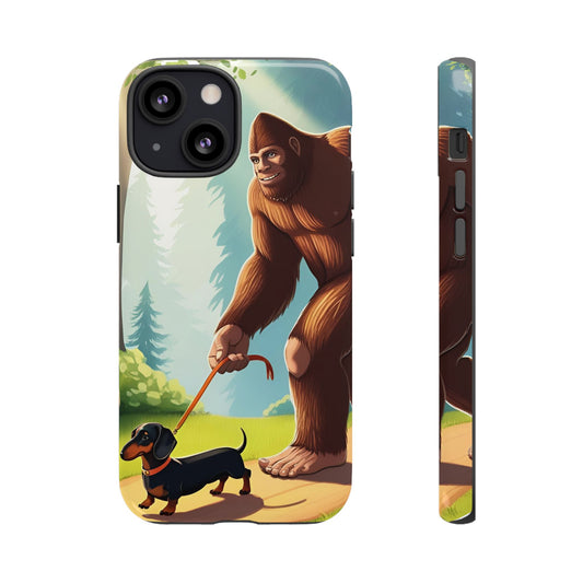 Big Foot Walking Dachshund Phone Case - Dog Apple Pixel Galaxy