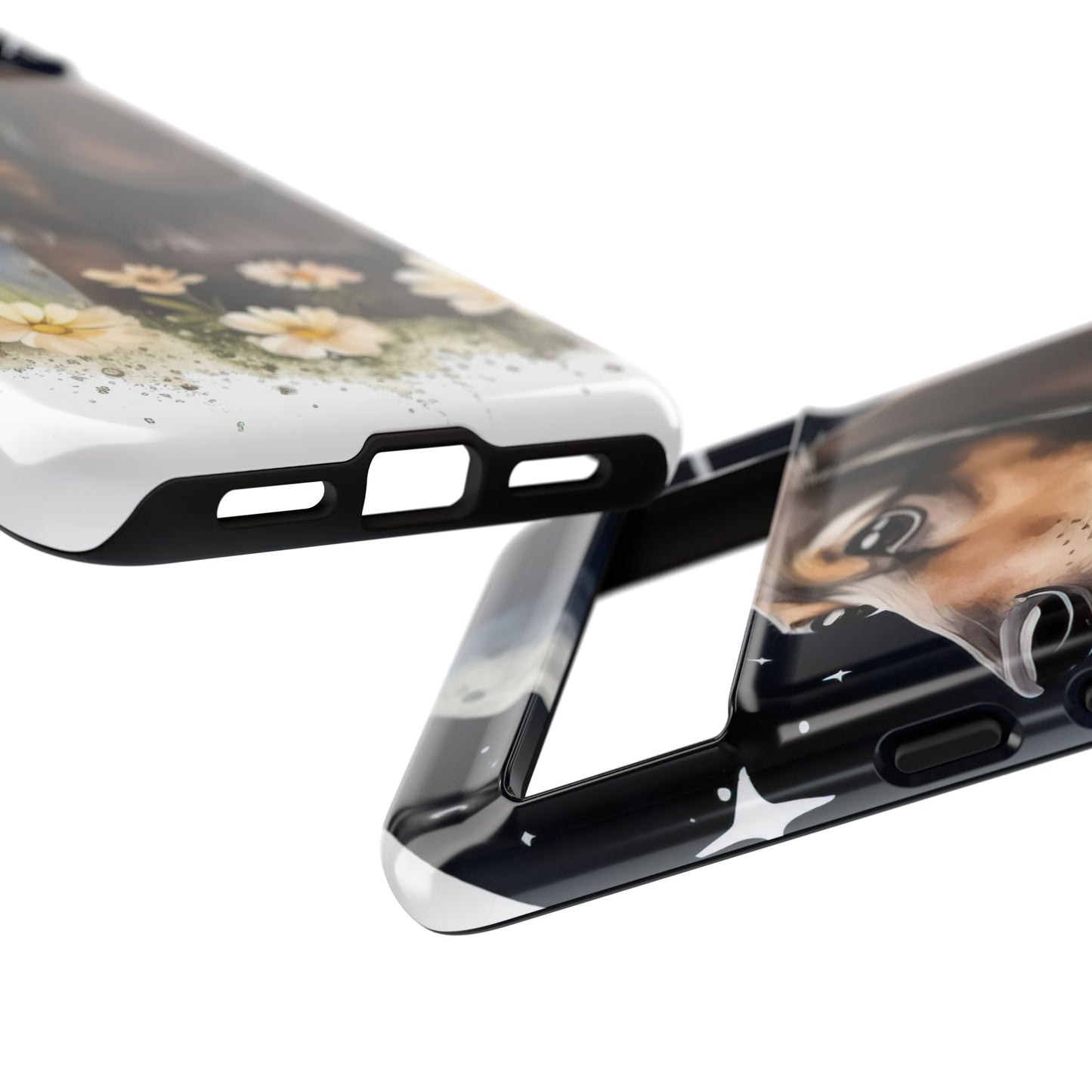 Vibrant Dachshund Moonlight Phone Case - Dog Apple Pixel Galaxy