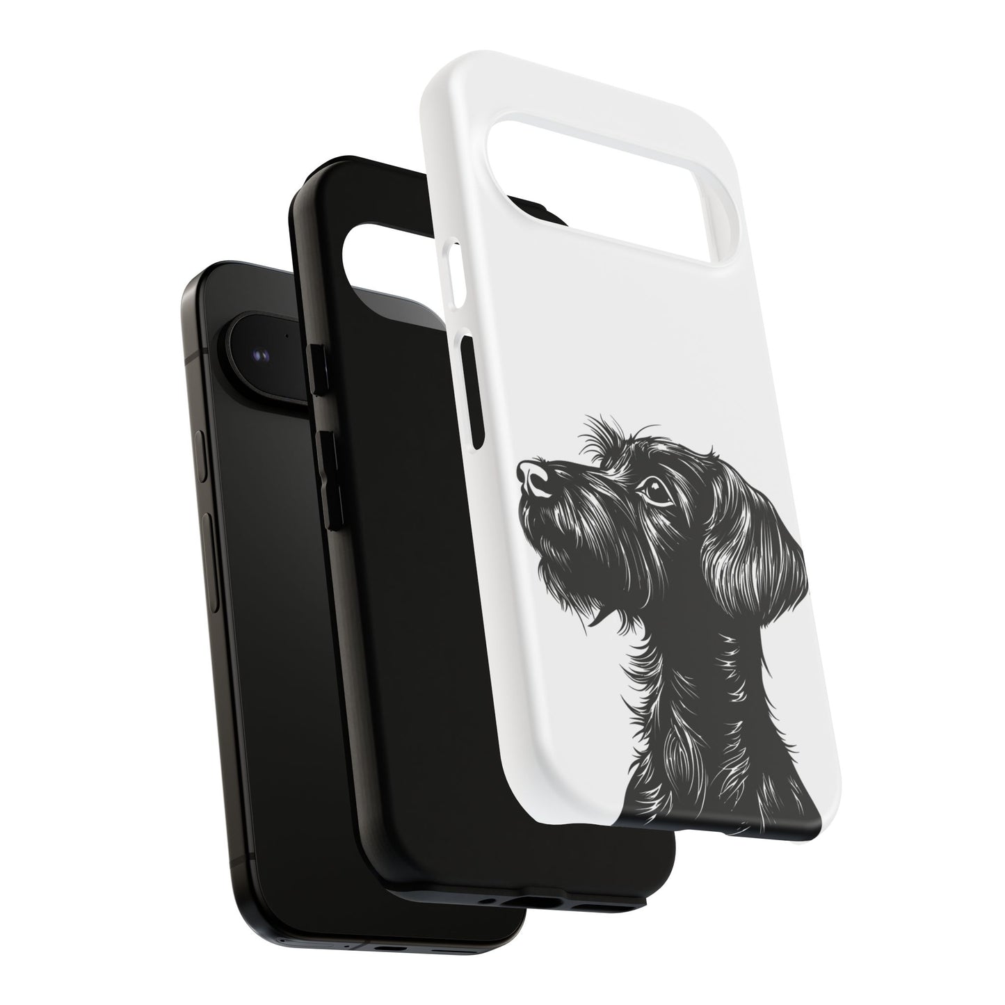 Simple Wire Haired Dachshund Mens Phone Case - Dog Apple Pixel Galaxy
