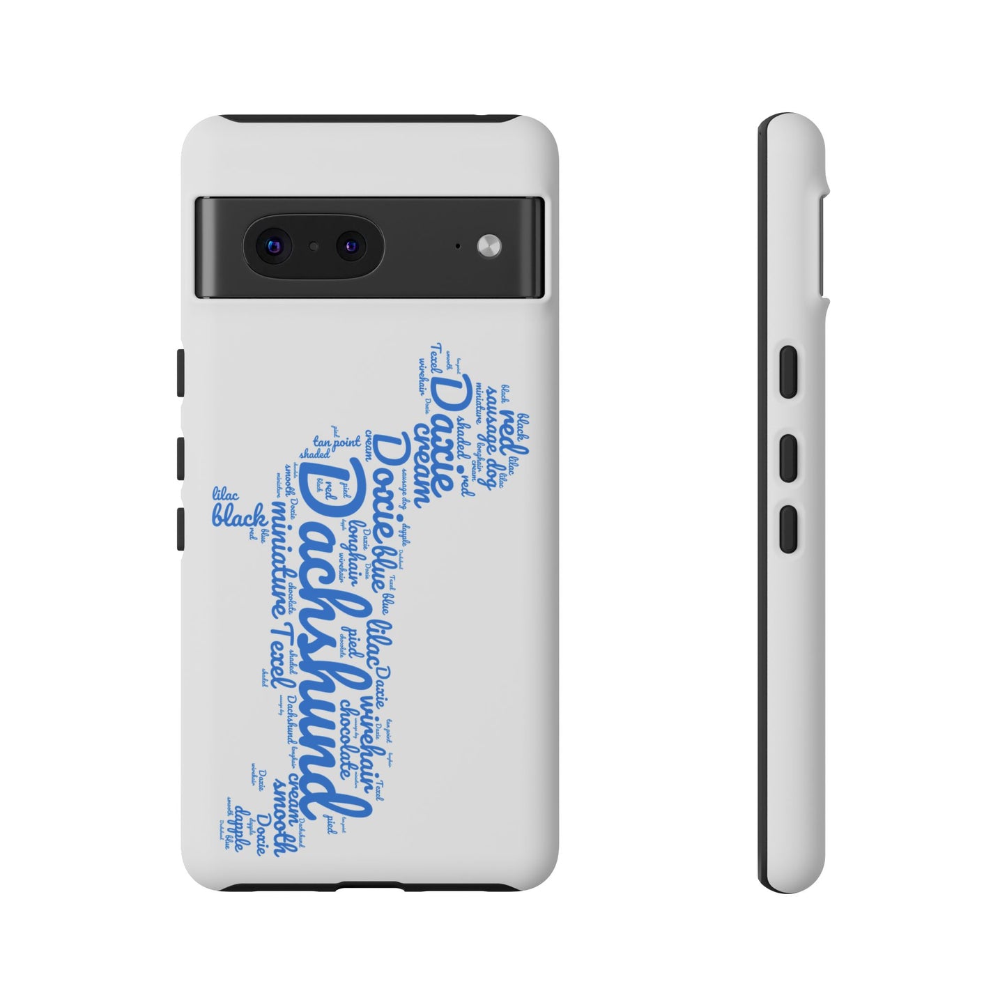 Type Subway Vibrant Dachshund Words Phone Case - Dog Apple Pixel Galaxy
