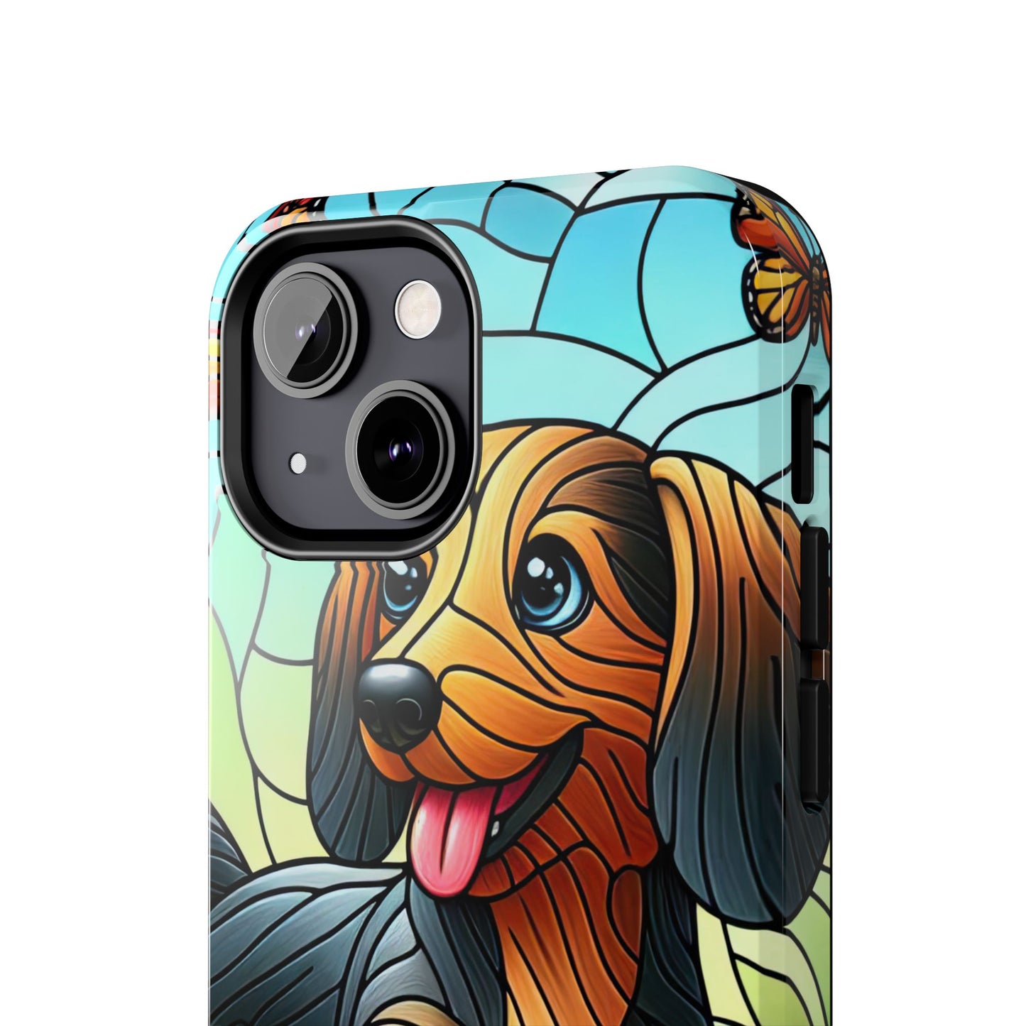 Cute Dachshund Phone Case, Dog Lover Gift, Tough Phone Cover, Pet Accessory,