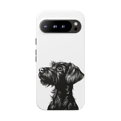Simple Wire Haired Dachshund Mens Phone Case - Dog Apple Pixel Galaxy