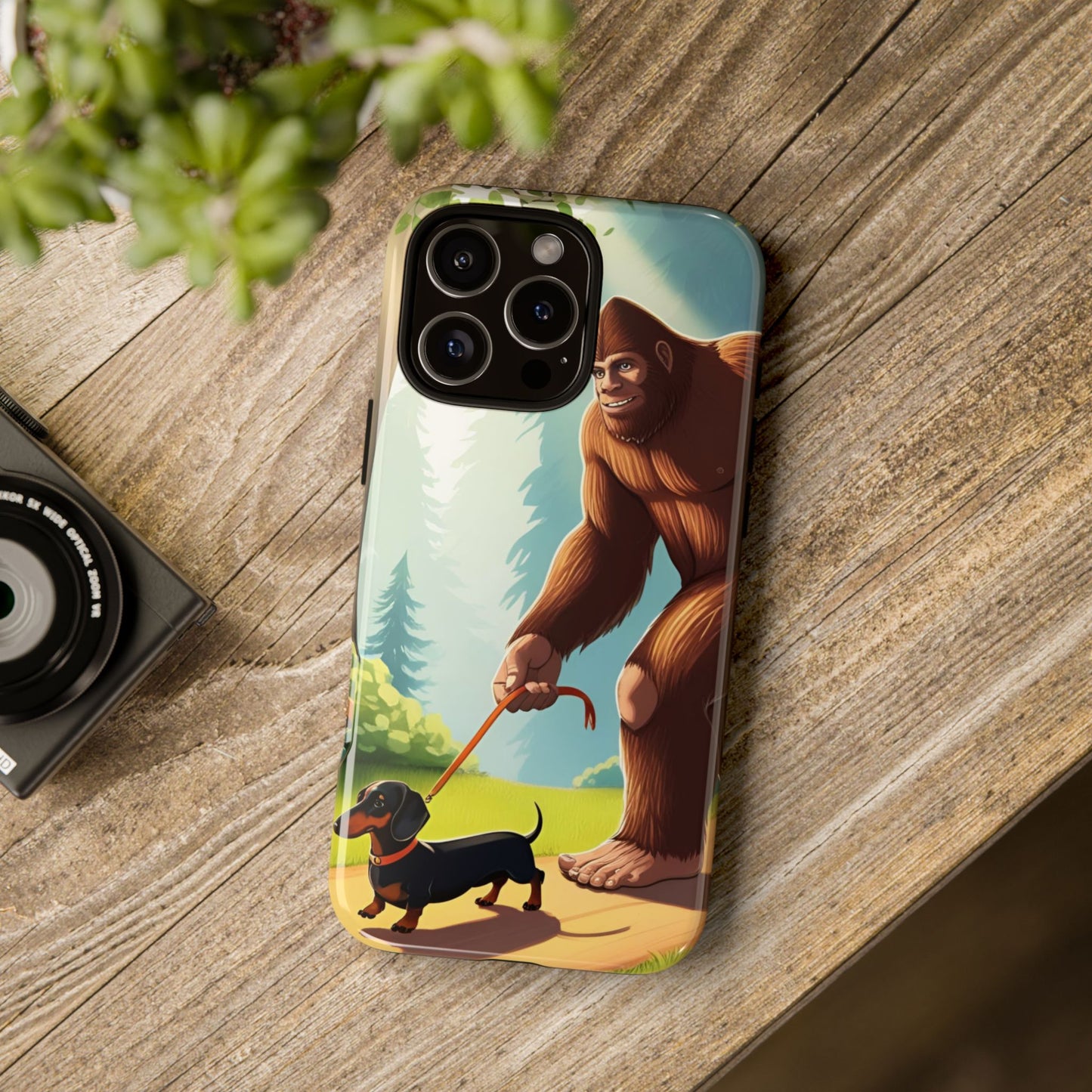 Big Foot Walking Dachshund Phone Case - Dog Apple Pixel Galaxy