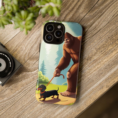 Big Foot Walking Dachshund Phone Case - Dog Apple Pixel Galaxy