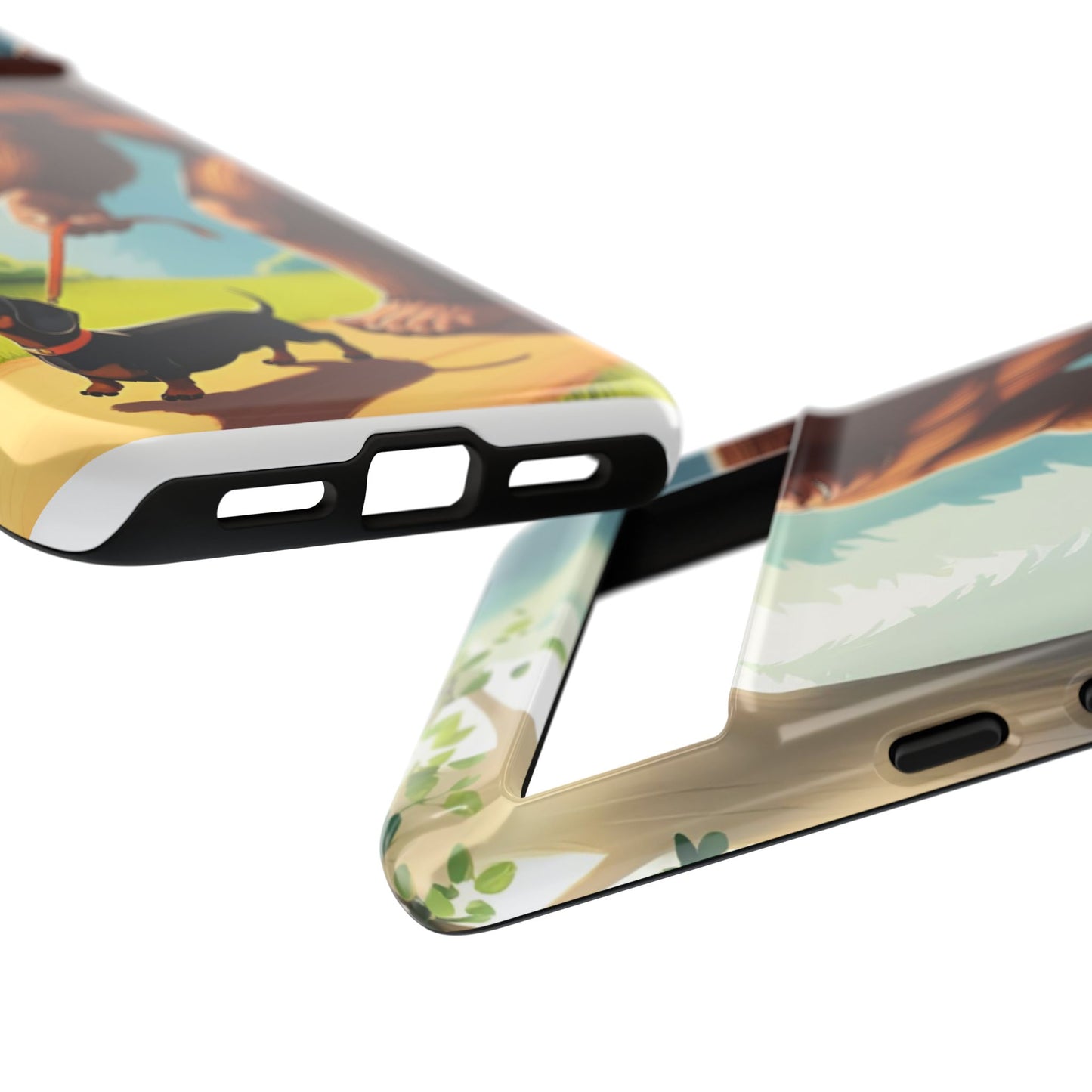 Big Foot Walking Dachshund Phone Case - Dog Apple Pixel Galaxy