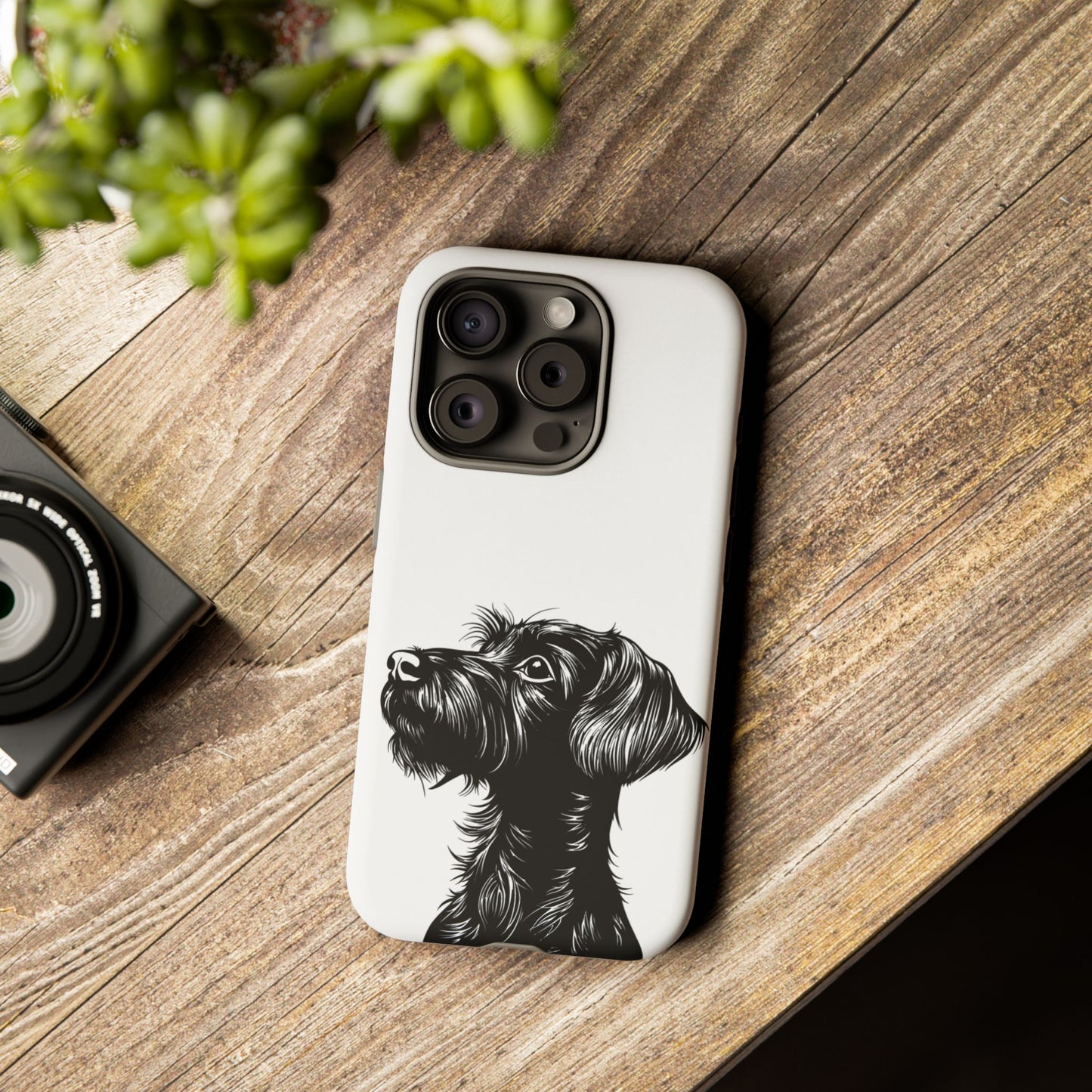 Simple Wire Haired Dachshund Mens Phone Case - Dog Apple Pixel Galaxy