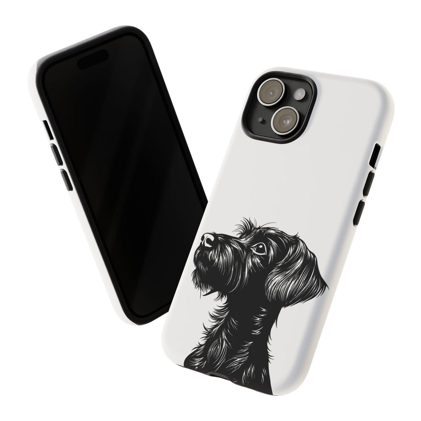 Simple Wire Haired Dachshund Mens Phone Case - Dog Apple Pixel Galaxy