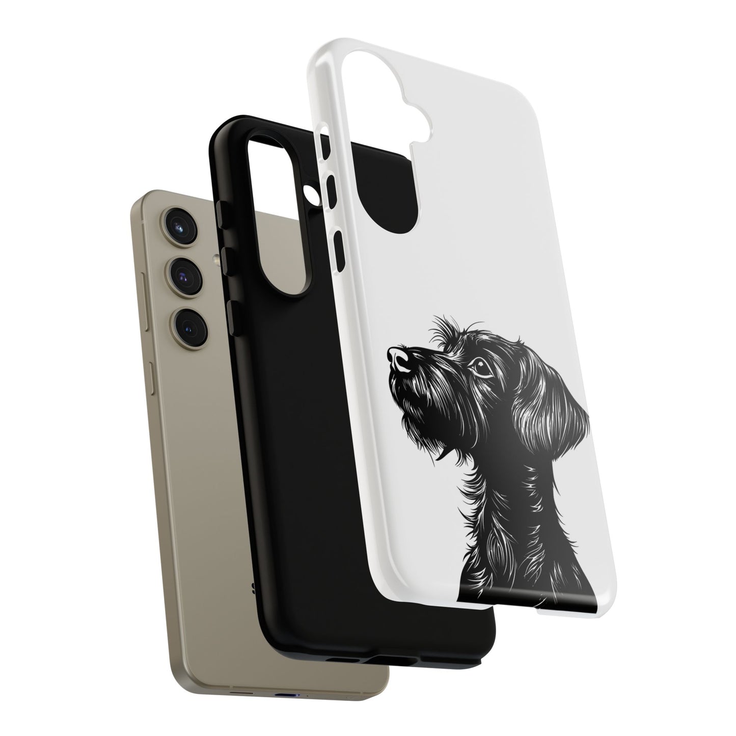 Simple Wire Haired Dachshund Mens Phone Case - Dog Apple Pixel Galaxy