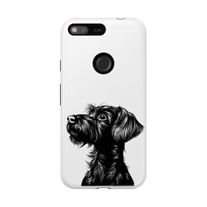 Simple Wire Haired Dachshund Mens Phone Case - Dog Apple Pixel Galaxy