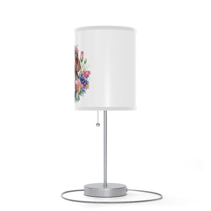 Unique Floral Dachshund Lamp Table Lamp Home Decor Pet Lover Gift Nightstand