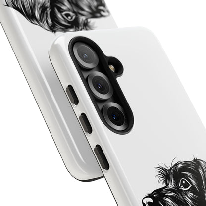 Simple Wire Haired Dachshund Mens Phone Case - Dog Apple Pixel Galaxy