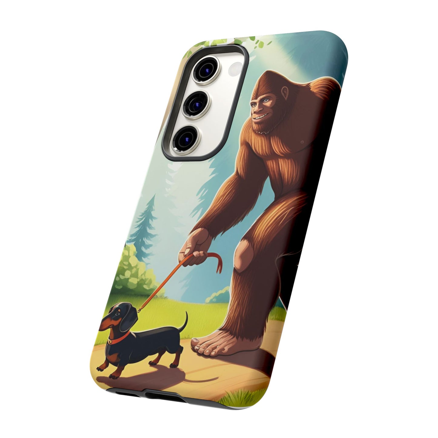 Big Foot Walking Dachshund Phone Case - Dog Apple Pixel Galaxy