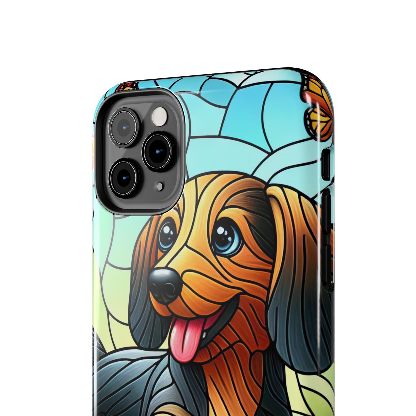 Cute Dachshund Phone Case, Dog Lover Gift, Tough Phone Cover, Pet Accessory,
