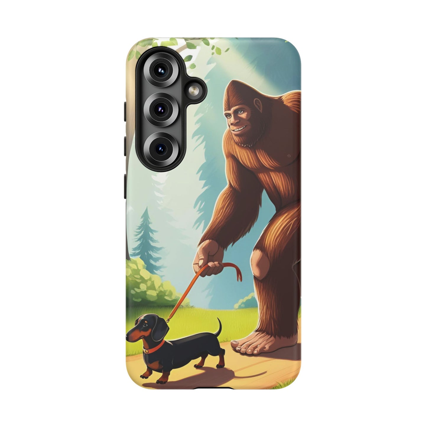 Big Foot Walking Dachshund Phone Case - Dog Apple Pixel Galaxy