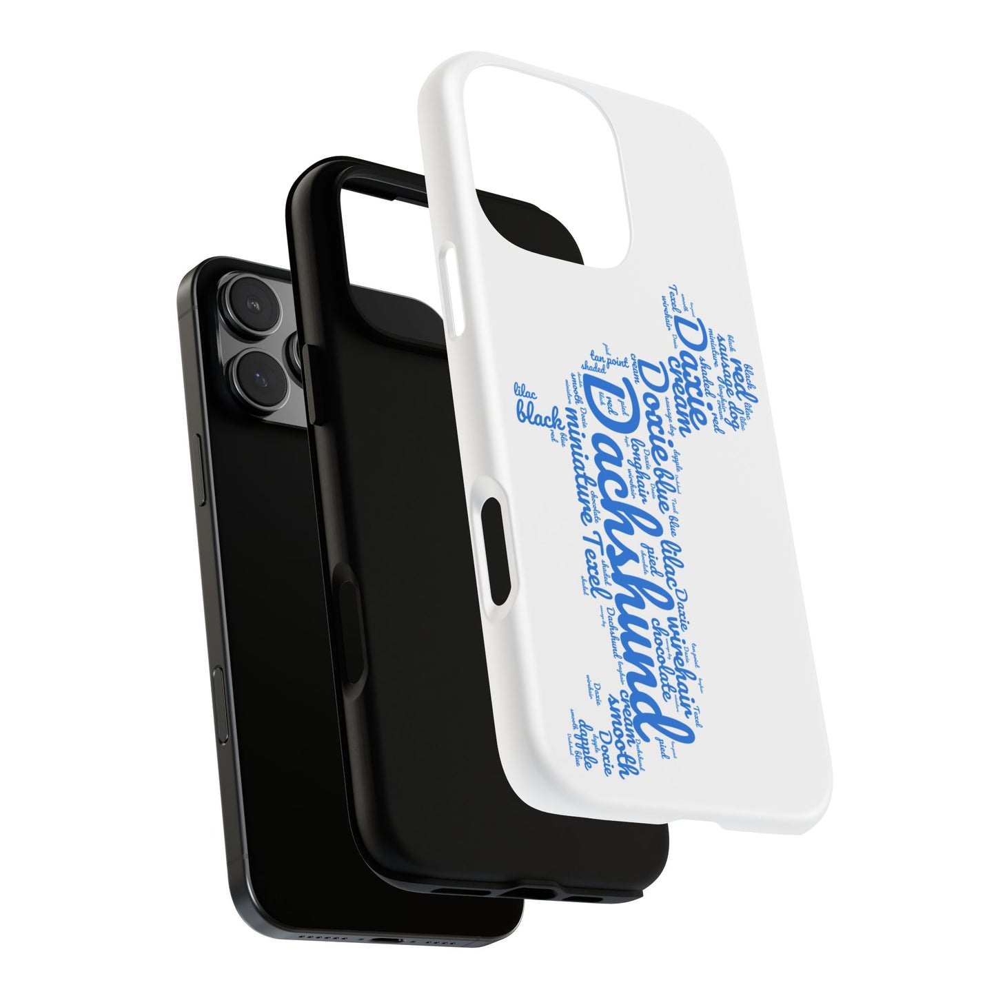 Type Subway Vibrant Dachshund Words Phone Case - Dog Apple Pixel Galaxy