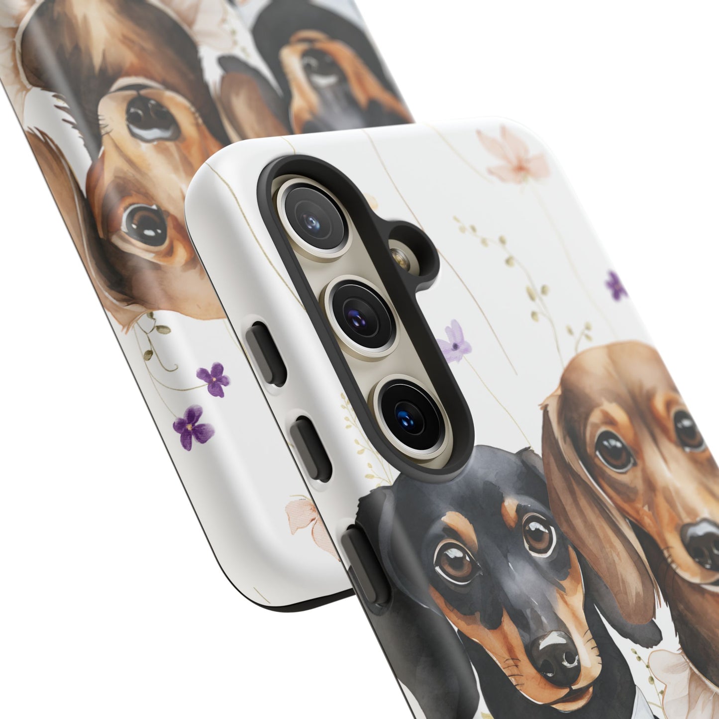Wedding Dachshund Dog Phone Case - Bridal Gift Flower Girl Apple Pixel Galaxy