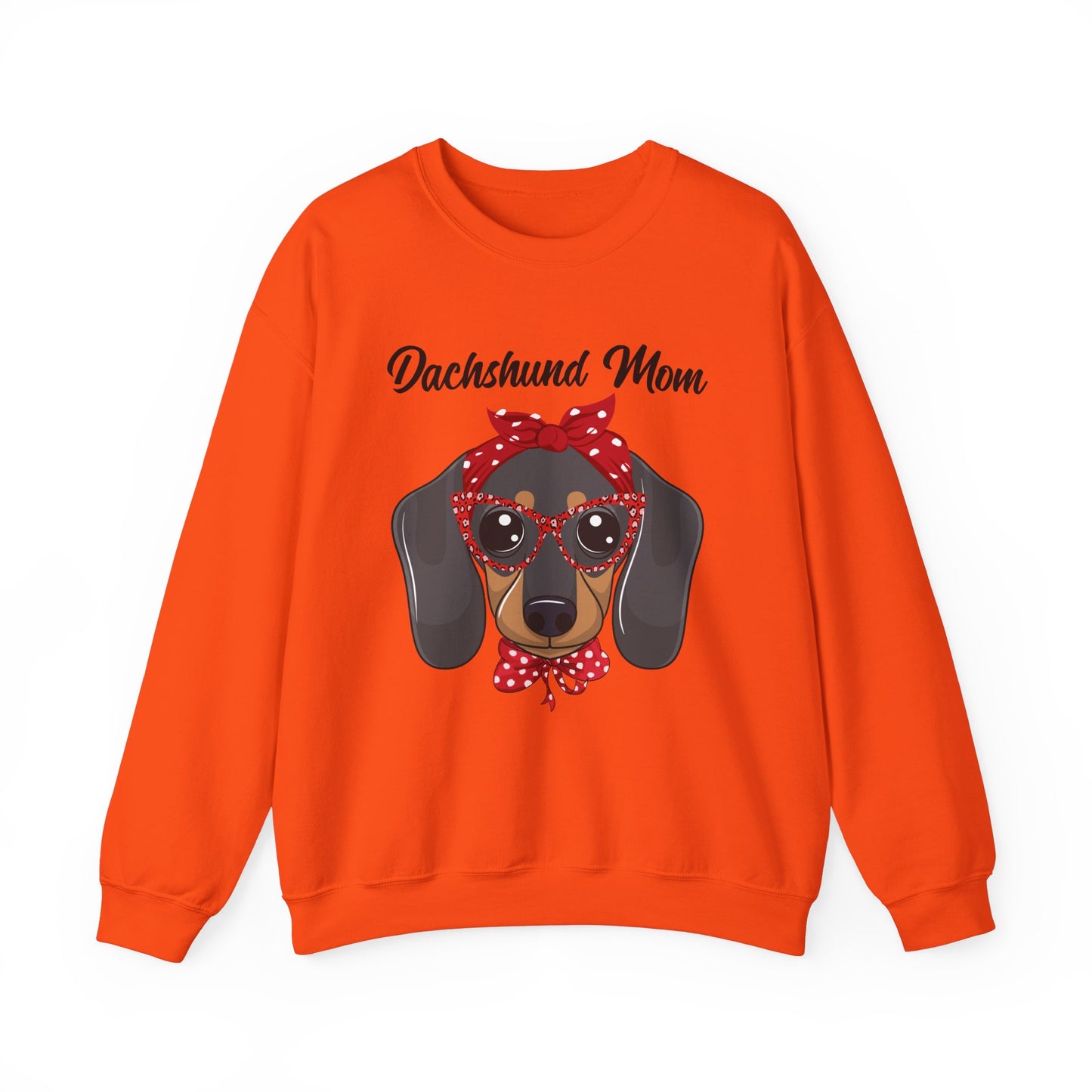 Dachshund Mom Sweatshirt, Dog Lover Gift, Funny Weiner Dog Jumper, Classic Sausage Dog Crewneck, Pet Owner Apparel Doxie