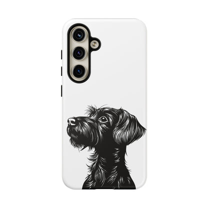 Simple Wire Haired Dachshund Mens Phone Case - Dog Apple Pixel Galaxy