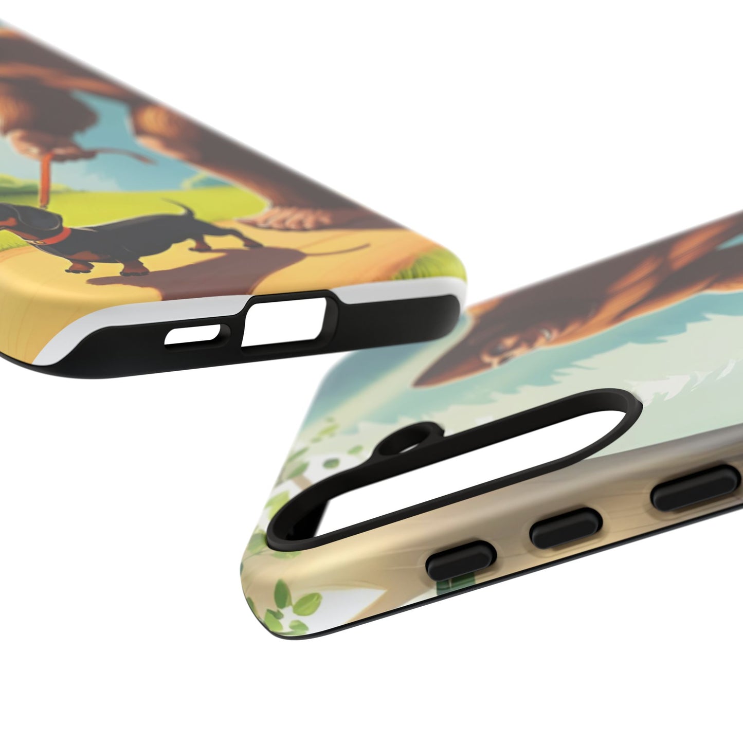 Big Foot Walking Dachshund Phone Case - Dog Apple Pixel Galaxy