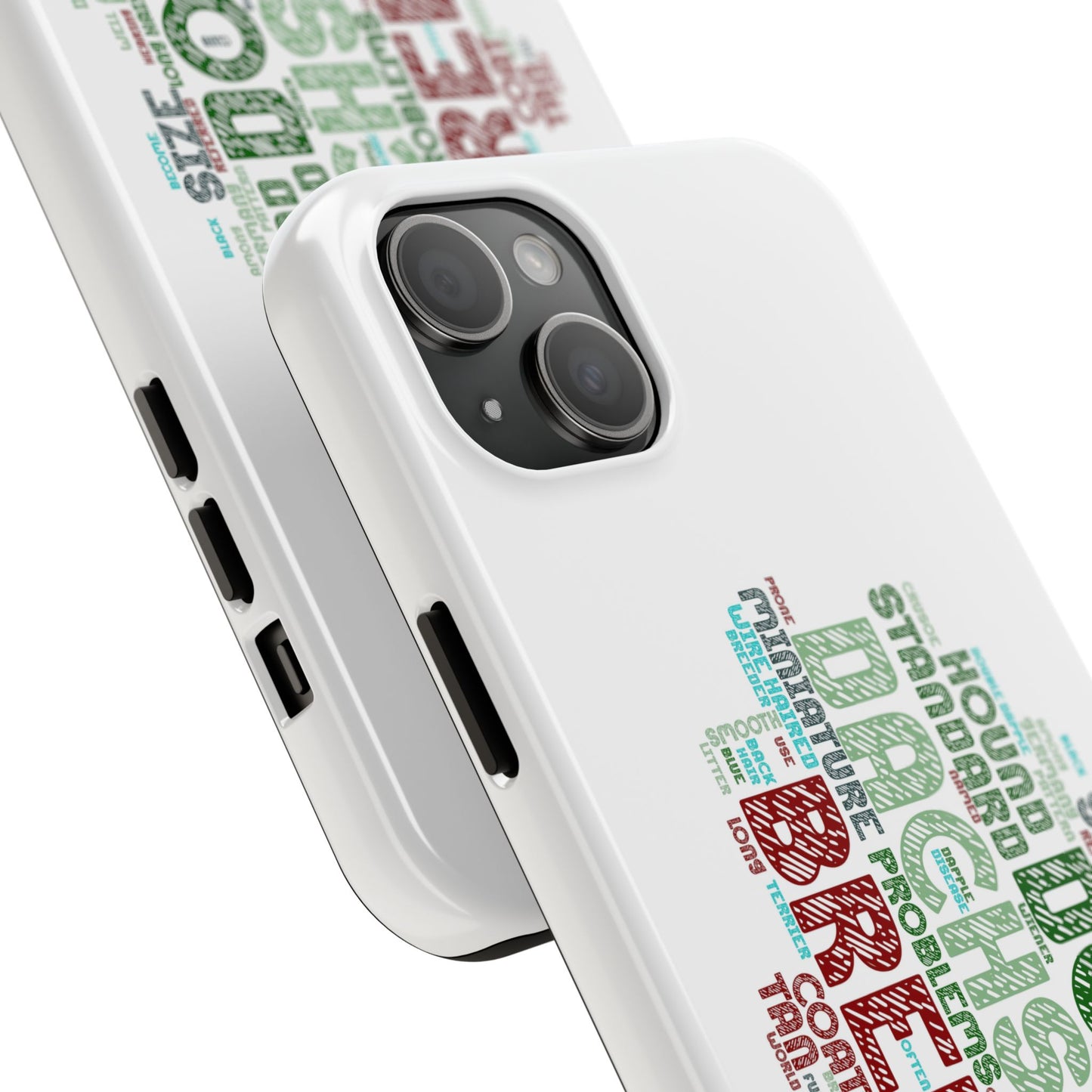Dachshund Phone Case Dog Lover Gift Tough Phone Cover Doxie Word Art