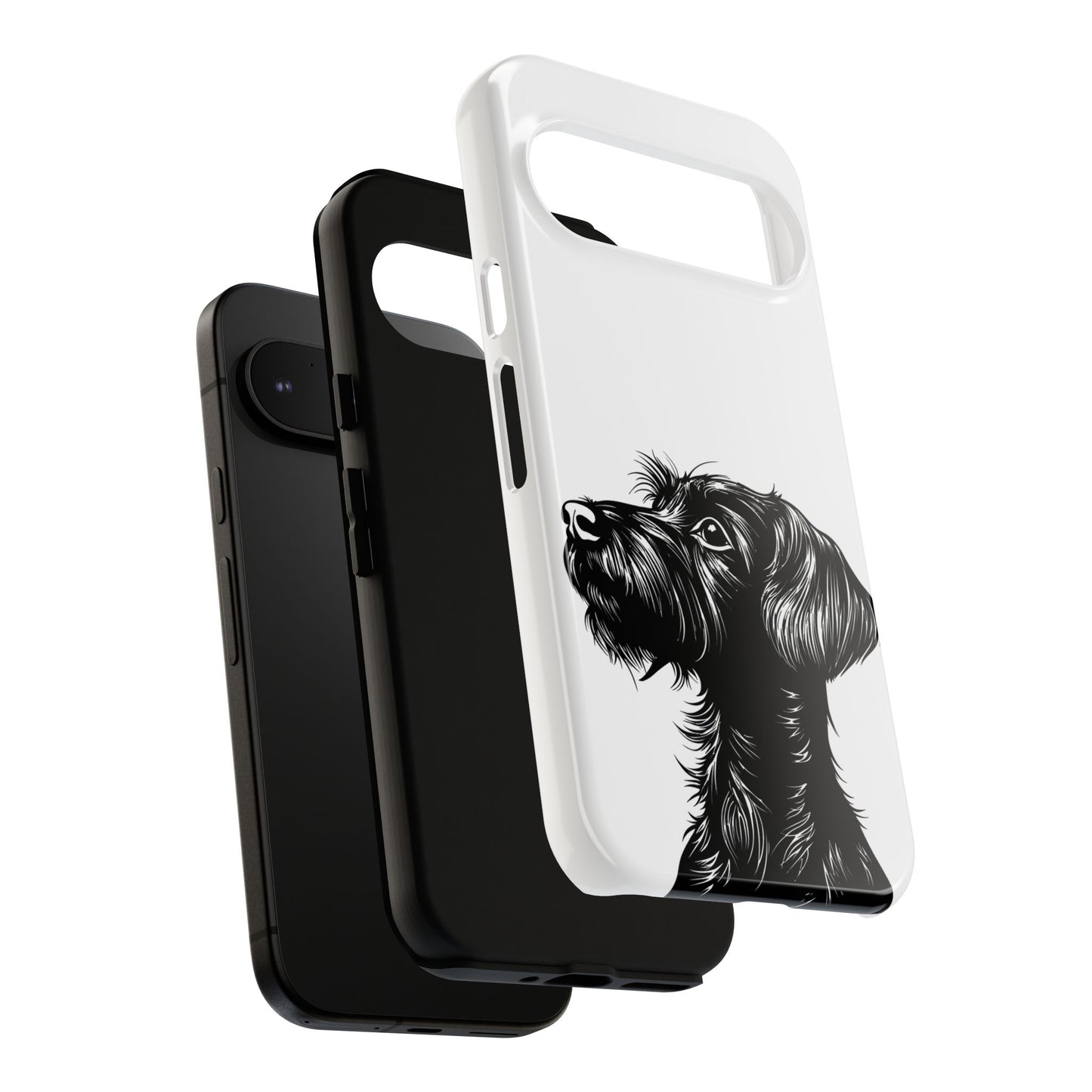 Simple Wire Haired Dachshund Mens Phone Case - Dog Apple Pixel Galaxy