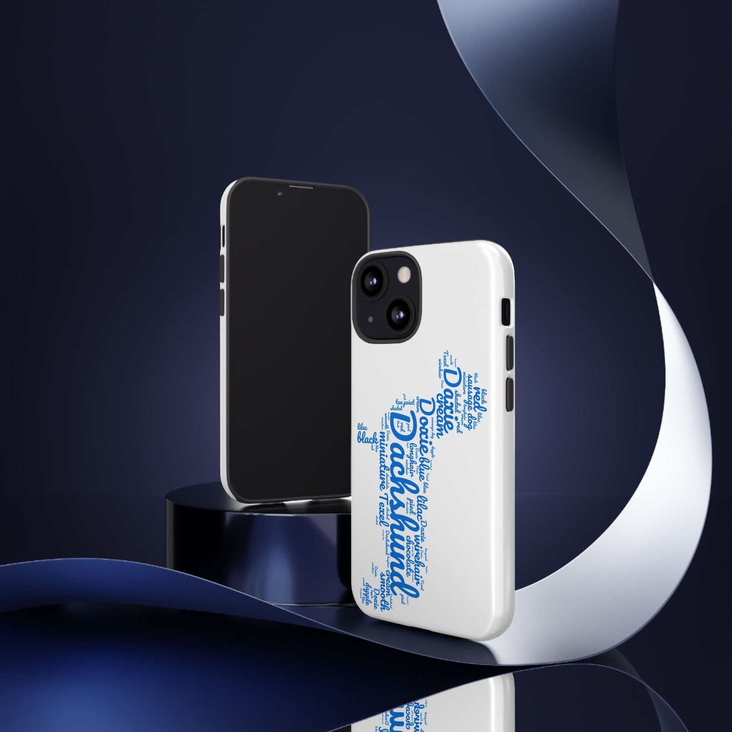 Type Subway Vibrant Dachshund Words Phone Case - Dog Apple Pixel Galaxy