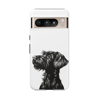 Simple Wire Haired Dachshund Mens Phone Case - Dog Apple Pixel Galaxy