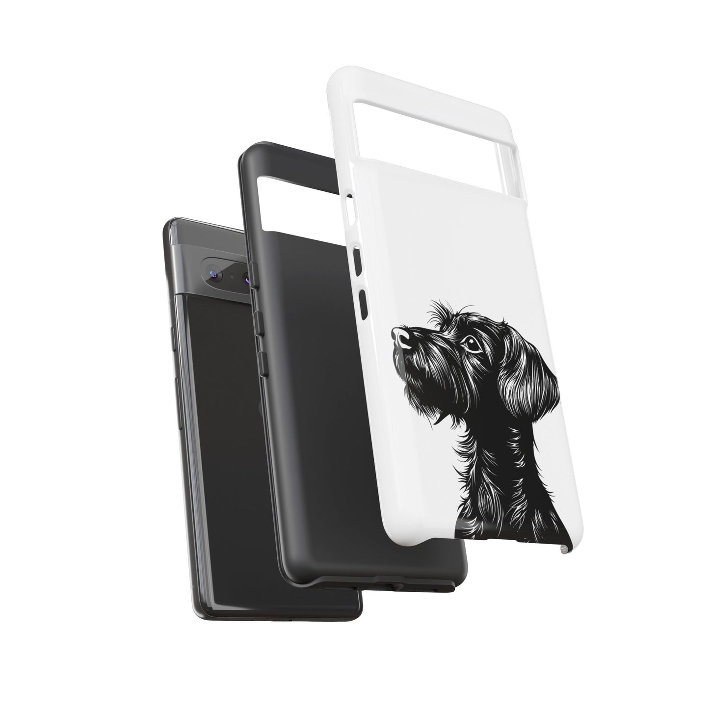 Simple Wire Haired Dachshund Mens Phone Case - Dog Apple Pixel Galaxy