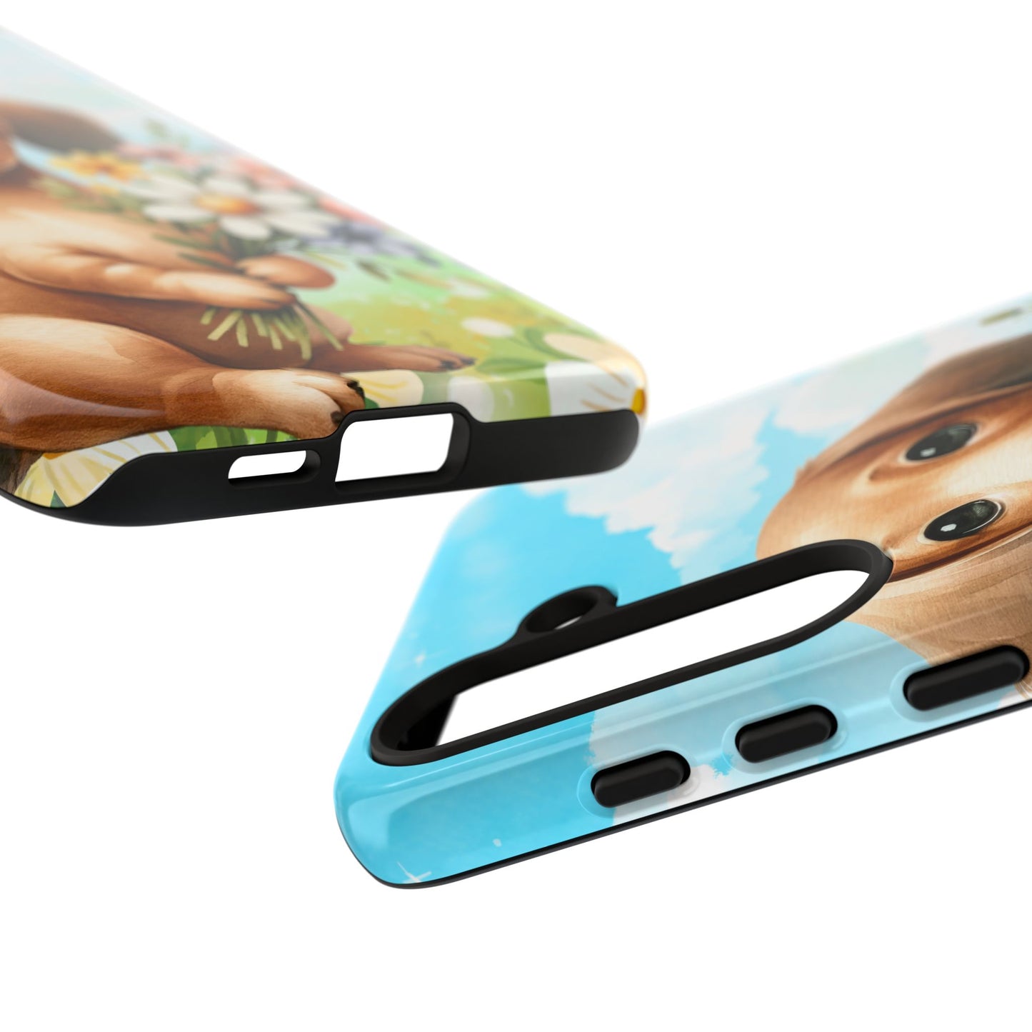 Watercolor Dachshund Dog Phone Case - Rescue Dog Apple Pixel Galaxy Spring