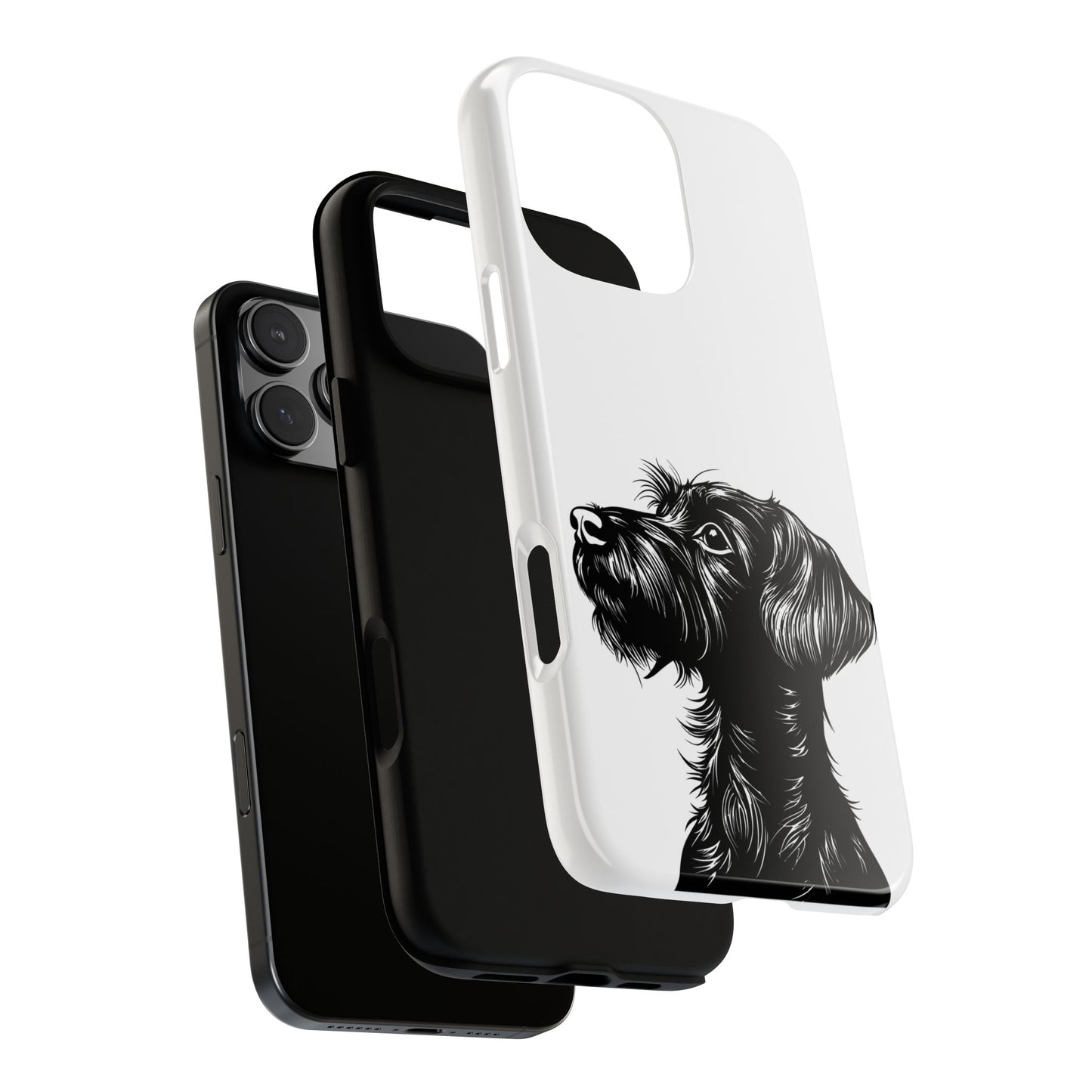 Simple Wire Haired Dachshund Mens Phone Case - Dog Apple Pixel Galaxy