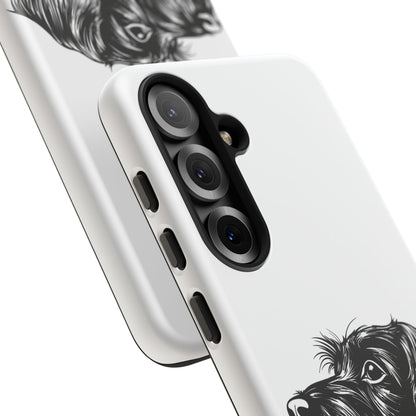 Simple Wire Haired Dachshund Mens Phone Case - Dog Apple Pixel Galaxy