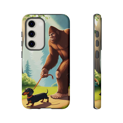 Big Foot Walking Dachshund Phone Case - Dog Apple Pixel Galaxy