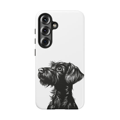 Simple Wire Haired Dachshund Mens Phone Case - Dog Apple Pixel Galaxy