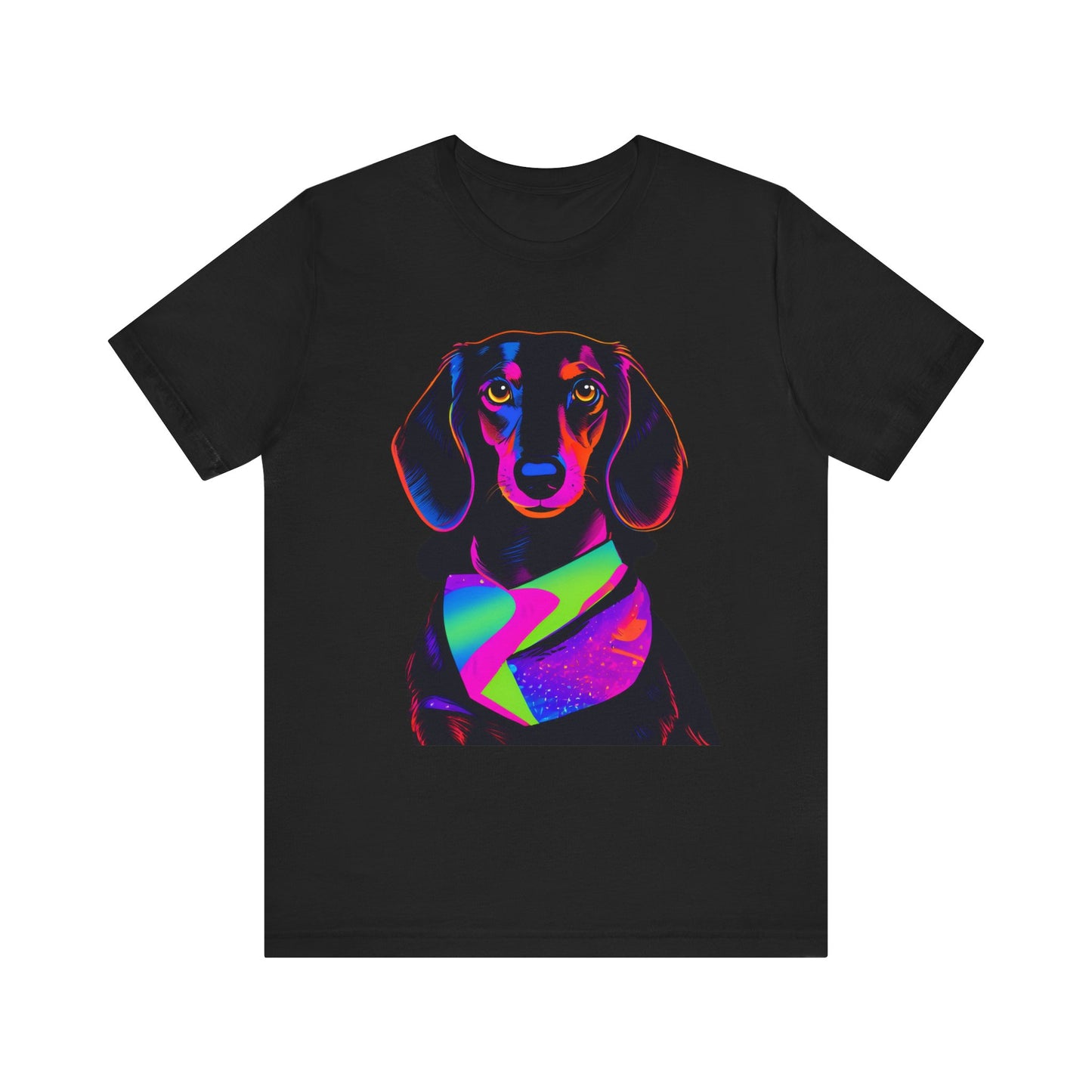 Dachshund Tee Shirt, Cute Dog Lover Top, Short Sleeve Unisex Weiner Dog Gift for Pet Owners