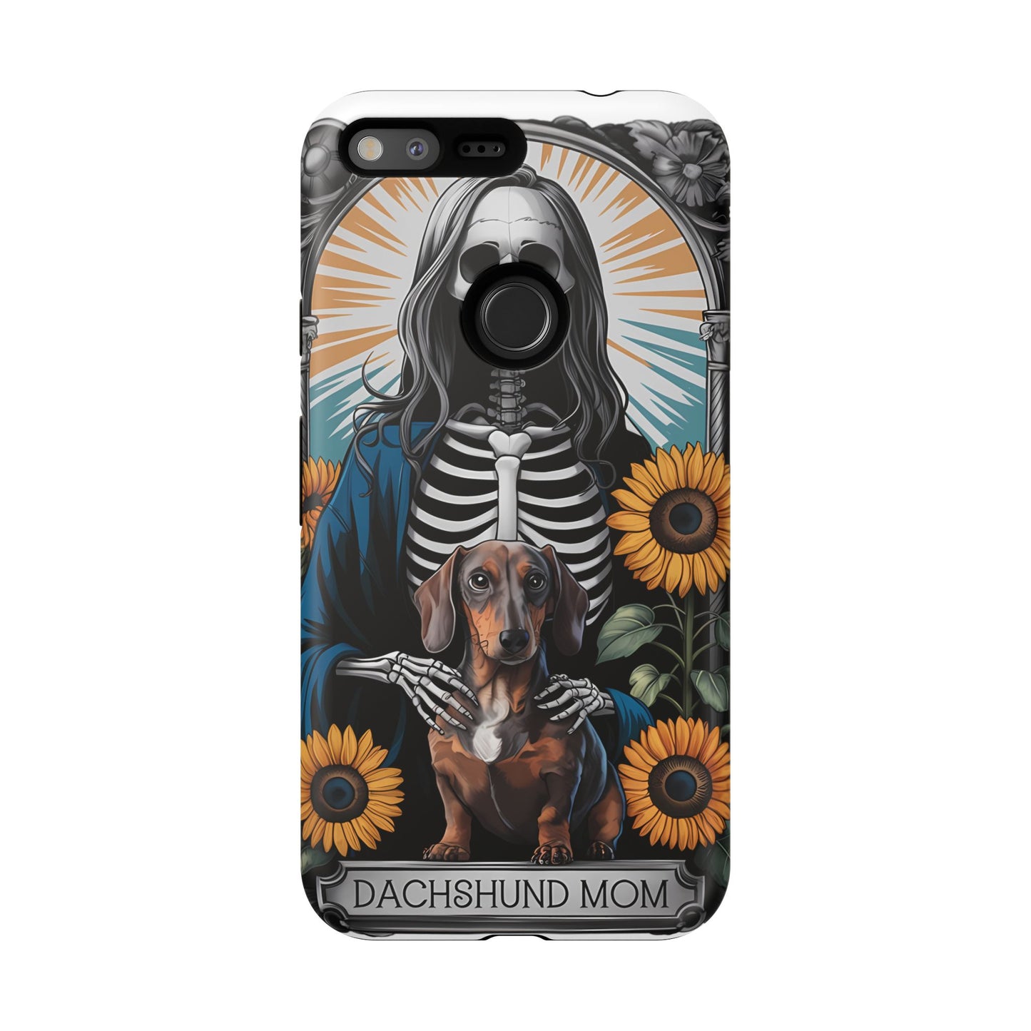 Tarot Card Dachshund Mom Phone Case - Dog Apple Pixel Galaxy
